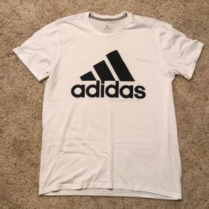 White adidas T-shirt